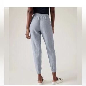 Athleta Retreat 100% linen jogger pant
